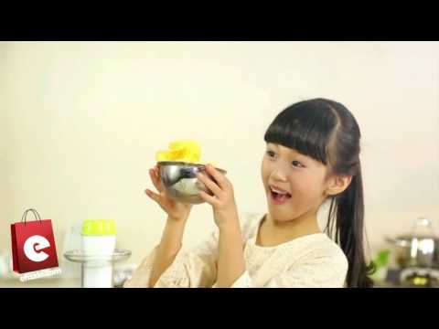 eFizzle 2 in 1 Slow Juicer & Fruit Ice Cream Maker