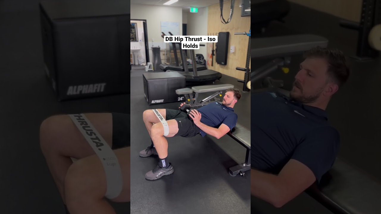 DB Hip Thrust Iso Holds