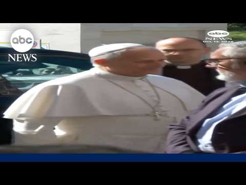 Pope Leo arrives at hospital for surgery