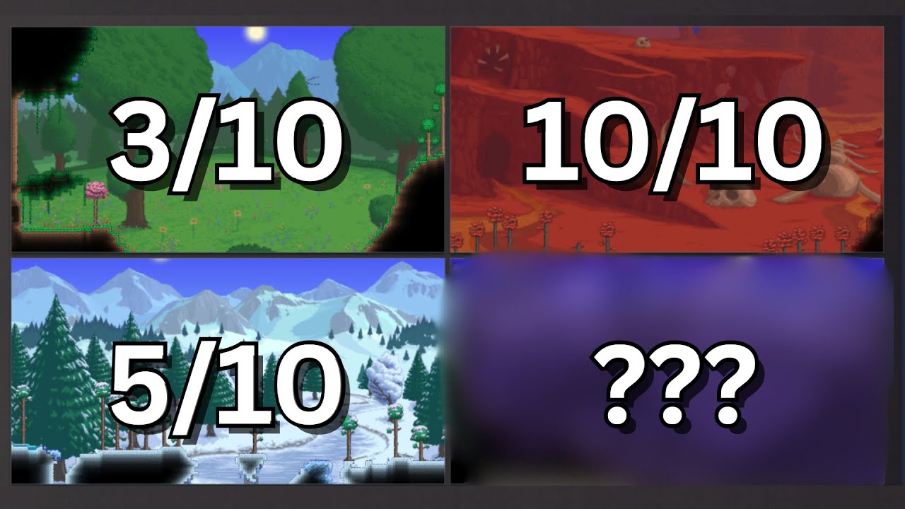 Rating Every New Terraria Background We've Seen