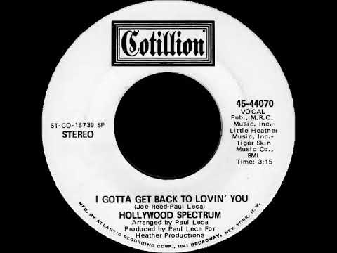 Hollywood Spectrum - I Gotta Get Back To Lovin' You (1970)