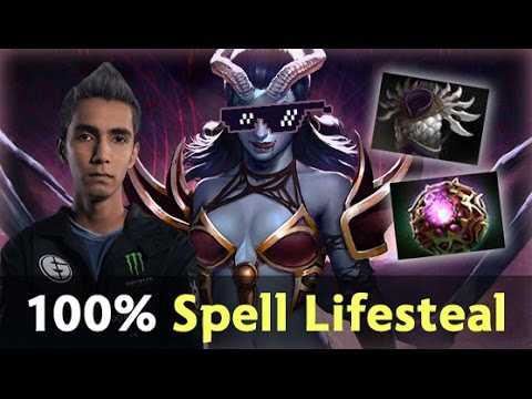 Sumail 100% lifesteal Queen of Pain — solo MMR