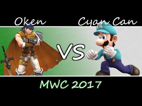 MWC 2017 - Cyan Can (Luigi) vs Oken (Ike, Marth, Falcon) - Top 16
