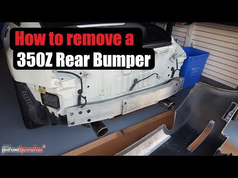How to remove a 350Z rear bumper | AnthonyJ350