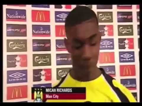 THAT Micah Richards interview after his last minute winner in the FA cup - Aston Villa vs Man City