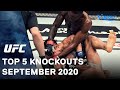 Top 5 KO's - september 2020