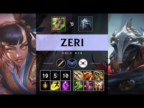 Zeri Mid vs Viktor: Triple Kill, Legendary - KR Diamond Patch 25.S1.1