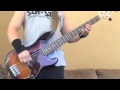 Alisa Red On Black Bass Cover Алиса красное на ...