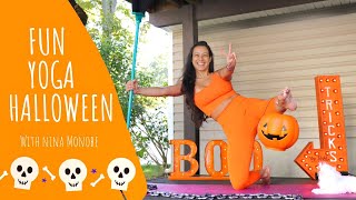 Fun Yoga Halloween for all levels of fun! by Nina Monobe