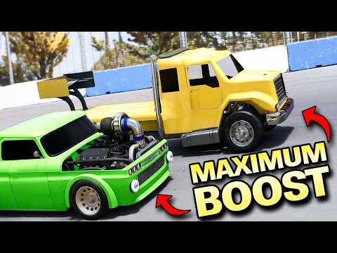 Building Vehicles With MAXIMUM Turbo BOOST! (Automation | BeamNG Multiplayer)