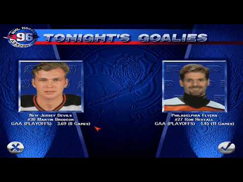 EA Sports NHL '96 - All-star Season 2 Flyers POG 12 PHI | Flyers Finally Exorcise the Devils