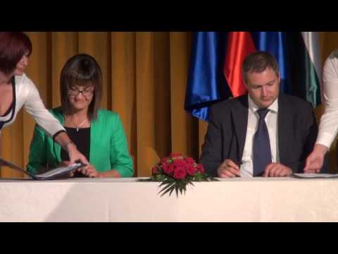 Podpis sofinancerskih pogodb, pomurski vodovod - sistem C