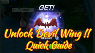 HOW TO UNLOCK DEVIL WING: QUICK GUIDE! RAGNAROK ONLINE MOBILE
