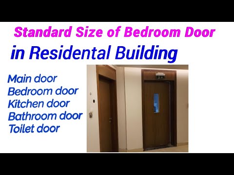 image-What is the standard size for bedroom door?