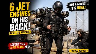 6 Jet Engines on a Human Back — Real-Life Jetpack! 🚀