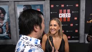 Ann Najjar Carpet Interview at Creed III Los Angeles Premiere video