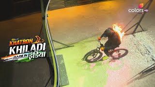 Khatron Ke Khiladi Made In India | Jasmin'S Partner Falls Down During The Stunt