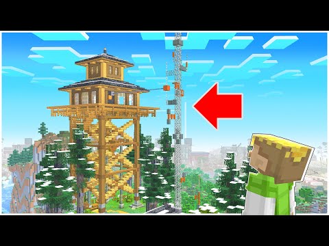 I built a Firewatch on Mindcrack SMP