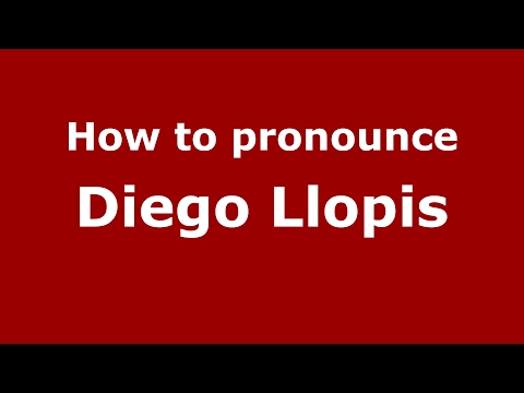 How to pronounce Diego Llopis (Spain/Spanish) - PronounceNames.com
