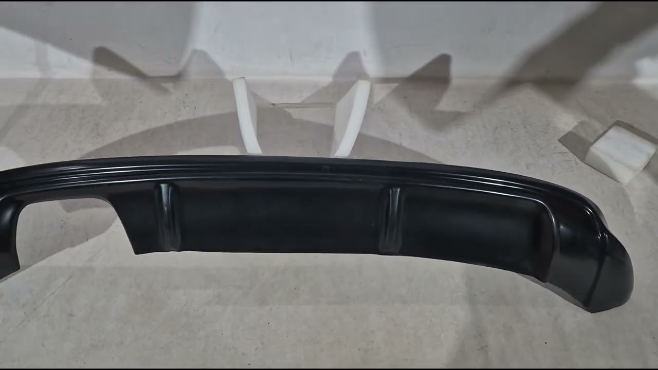 Audi A3 2003-2012 Rear Diffuser DPT (2005-2008, Coupe, Gloss Black) Video 1