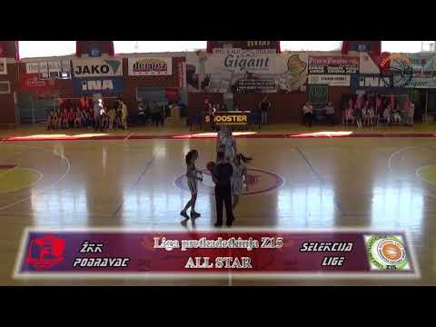 Liga pretkadetkinja Z15   ALL STAR,   ŽKK Podravac - SELEKCIJA Lige Z15