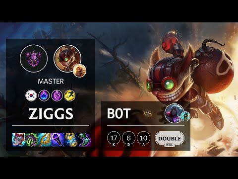 Ziggs Bot vs Varus - KR Master Patch 11.21