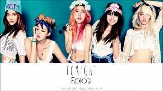 Spica - Tonight (Color Coded Lyrics: Hangul, Romaji, English)