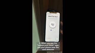 How to unlock your room via Marriott Bonvoy Apps