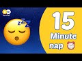 15 minute nap timer with alarm | relaxing rain ambiance