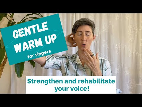 Gentle VOCAL WARM UP for SINGERS | Rehabilitative vocal warmups | 15 minute vocal warmup