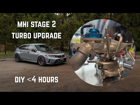 FL5 Civic Type R: Full Race MHI Stage 2 Turbo Upgrade Install Tutorial (DIY in Under 4 Hours)