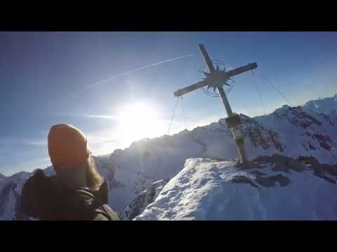 ZISCHGELES (3004 m.ü.M.) Abfahrt Splitboard