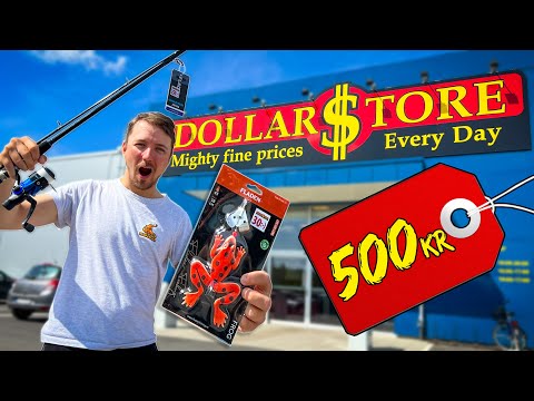 DOLLARSTORE Fishing CHALLENGE - Do Their Lures Work?! | Team Galant