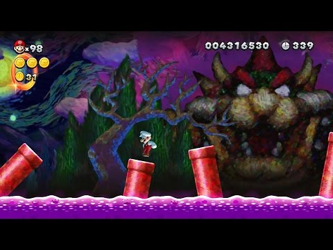 New Super Mario Bros U - All Secret Exit Locations