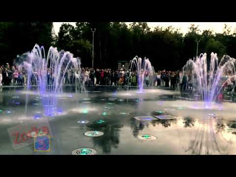 Новосибирск New/ Лазерное шоу и Музыкальный Фонтан в Центральном парке