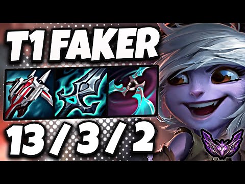 T1 Faker Tristana vs Yone [ MID ] Patch 14.13 Korea Master ✅