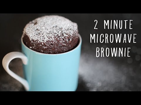 2 Minute Microwave Brownies in a Mug!