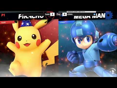 DDD 50 SSBU Winners Semis- Saiki (Inkling / Joker / Pikachu) vs rDNA (Megaman)