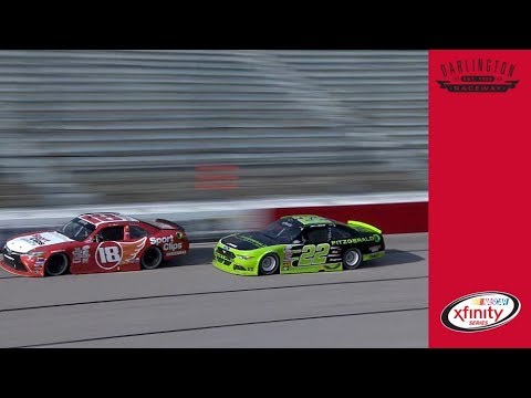 Exhilarating Moments: Hamlin tops Logano in wild last-lap Darlington battle