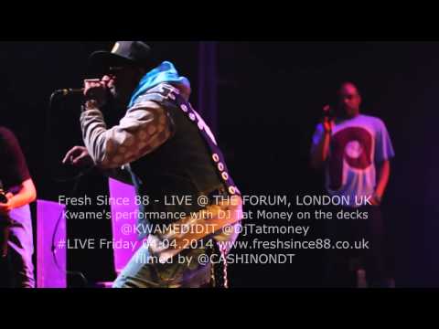 Kwame @KWAMEDIDIT  with Dj Tat Money @DjTatmoney - (London) - FreshSince88 Filmed by @cashinondt