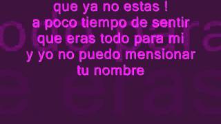 Camila- Yo Sin Tu Amor Letra Ofiicial!**♥