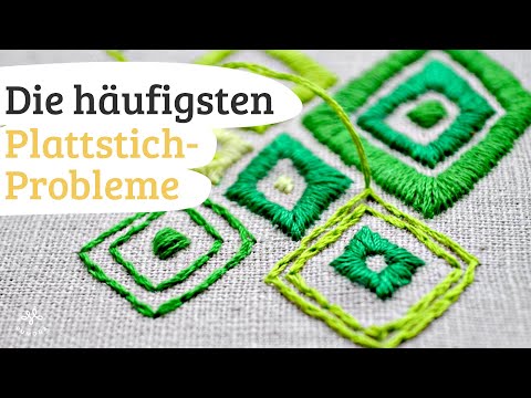 Plattstich Fehler vermeiden: Mit diesen Tipps werden deine Stiche immer sauber