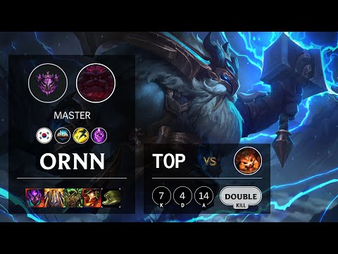 Ornn Top vs Gnar - KR Master Patch 10.19