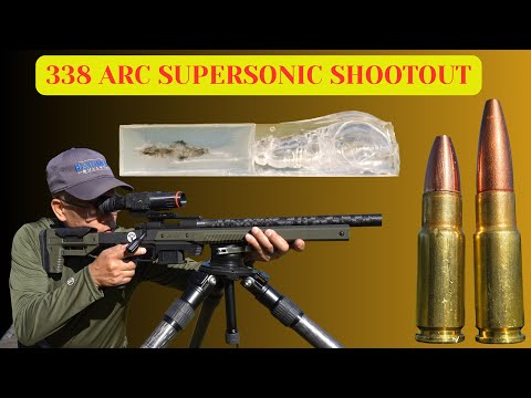 How Far Can This Bullet Go in Gel? | 338 ARC Supersonic Shootout