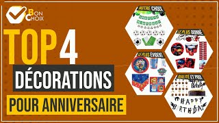 Décorations pour anniversaire - Top 4 - (BonChoix)