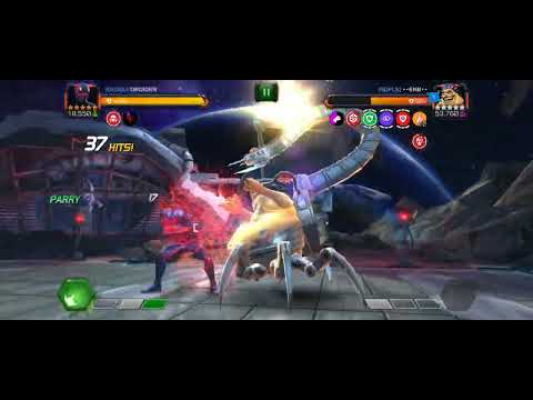 Spiderman 2099 vs Mojo Mcoc War Boss Solo