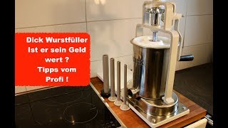 Wurstfüller Dick 6,8 Liter im Test / Kaufberatung / Tipps & Bewertung vom Profi❗️