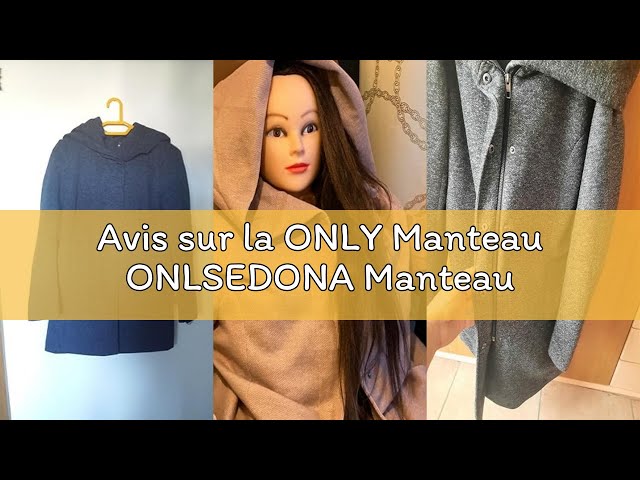 Vídeo relacionado con ONLY Coat ONLSEDONA Coat Dark Grey Melange l Dark Grey Melange L