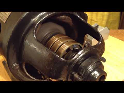 historischer Drehstrom-Schleifringmotor des Sachsenwerk von um 1908 Teil 2