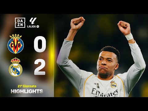 DISUMANO Mbappé, doppietta e cucchiaio su rigore: Villarreal-Real Madrid 0-2 | LaLiga | DAZN